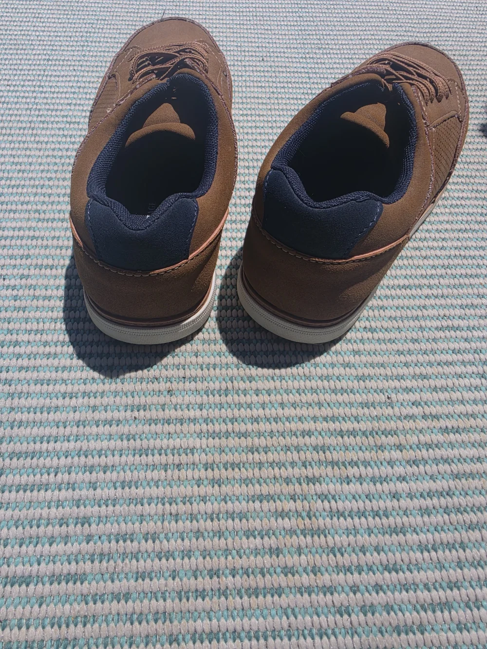 Boys Casual Brown Dress Sneakers